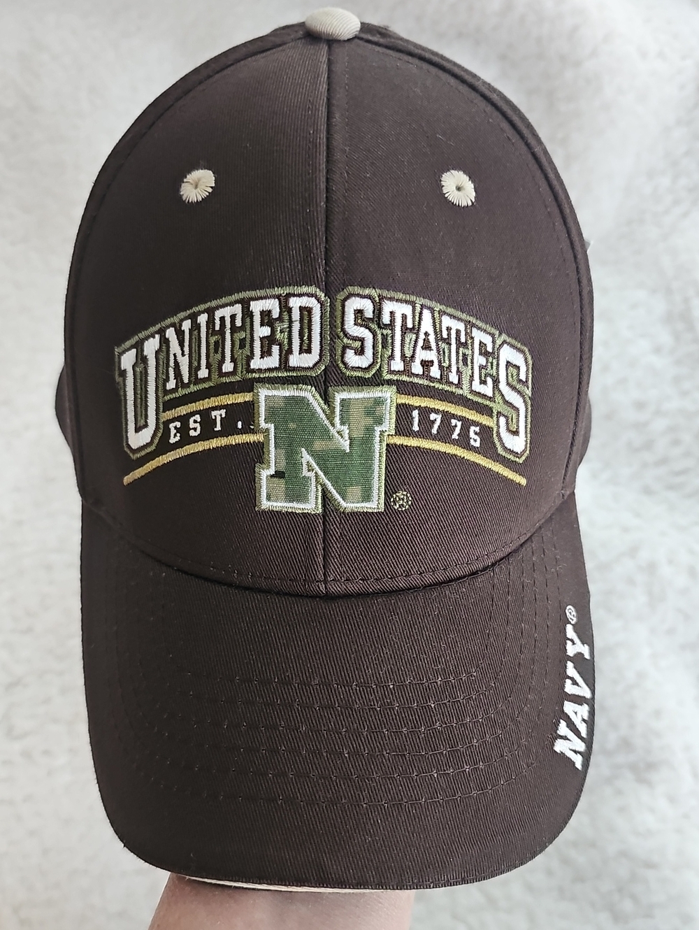 U.S. Navy "N" Est. 1775 Baseball Cap Hat